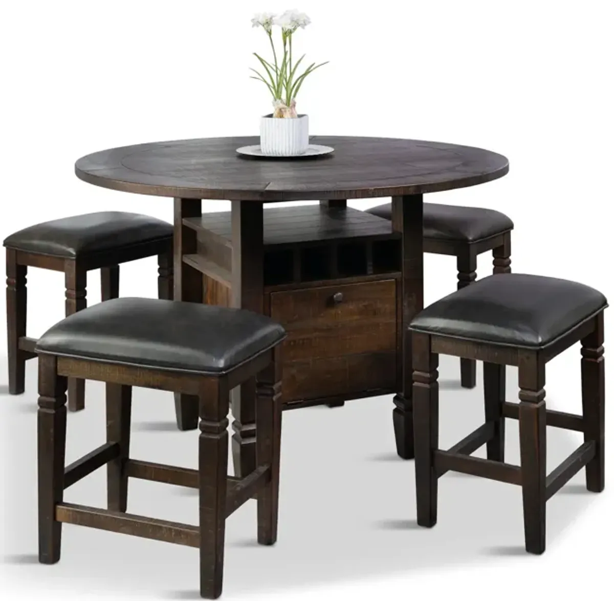 Homestead Counter Table With 4 Stools