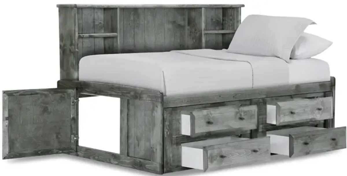 Laguna Twin Roomsaver Bed - Rustic Grey