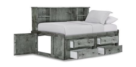 Laguna Twin Roomsaver Bed - Rustic Grey