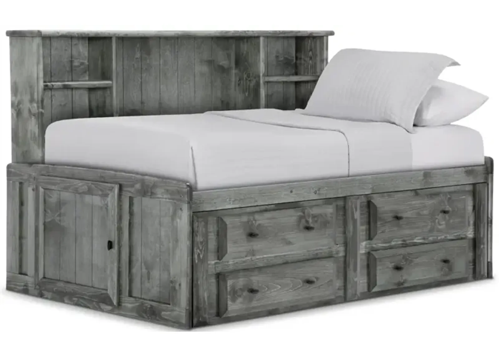 Laguna Twin Roomsaver Bed - Rustic Grey