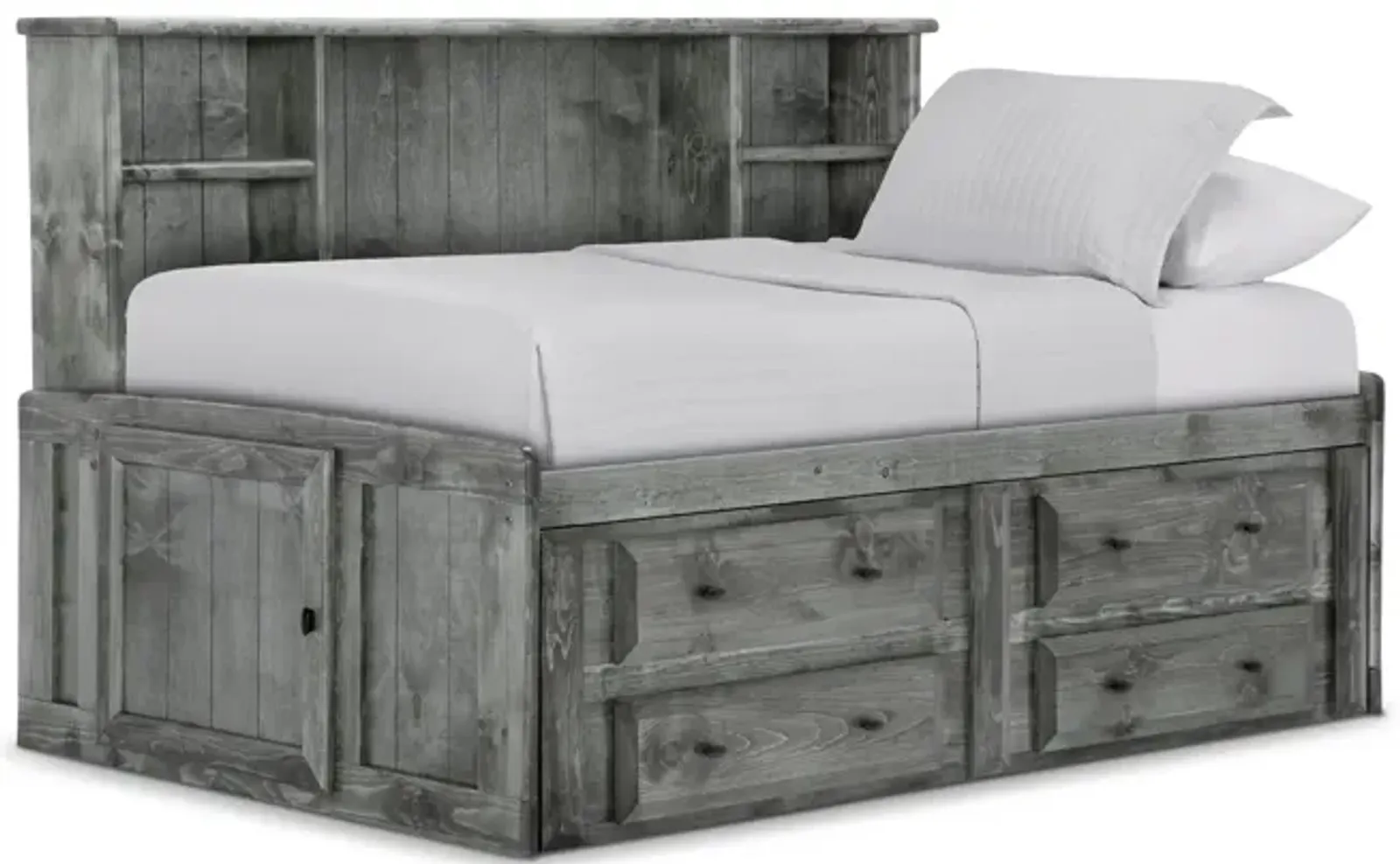 Laguna Twin Roomsaver Bed - Rustic Grey