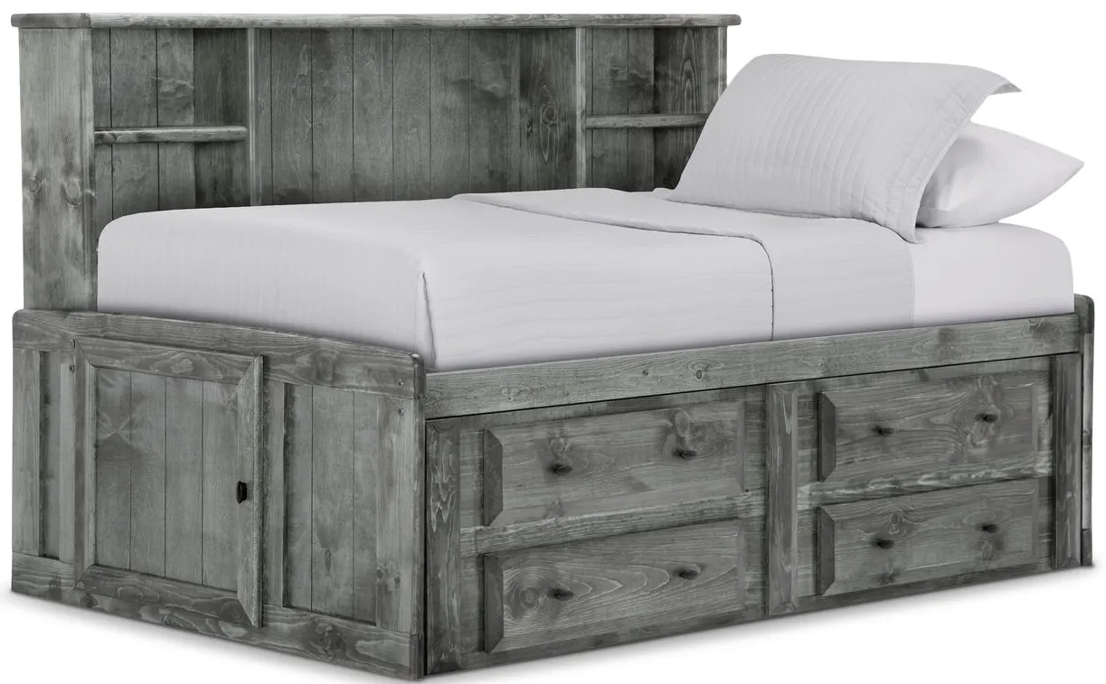 Laguna Twin Roomsaver Bed - Rustic Grey