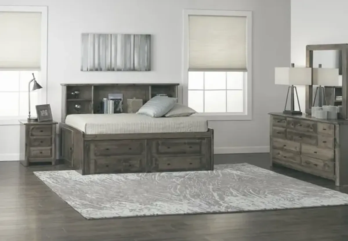 Laguna Twin Roomsaver Bedroom Suite - Rustic Grey