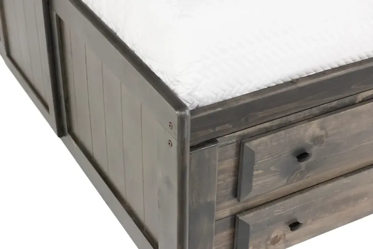 Laguna Full Roomsaver Bed - Rustic Grey