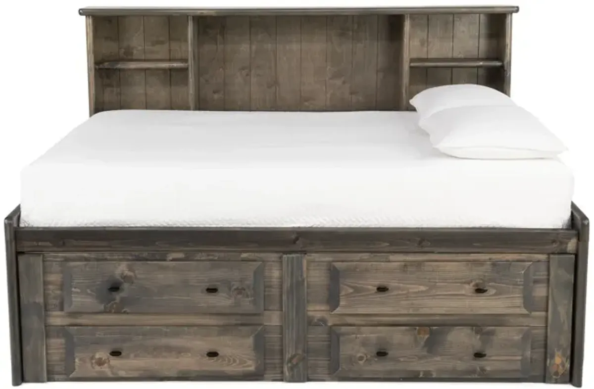 Laguna Full Roomsaver Bed - Rustic Grey