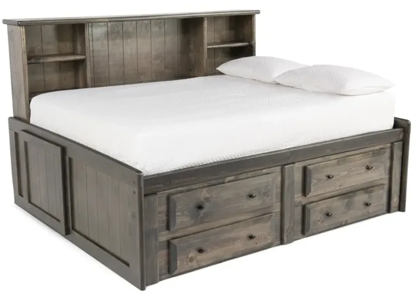 Laguna Full Roomsaver Bed - Rustic Grey