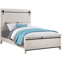 Urban Barn Queen Panel Bed - White