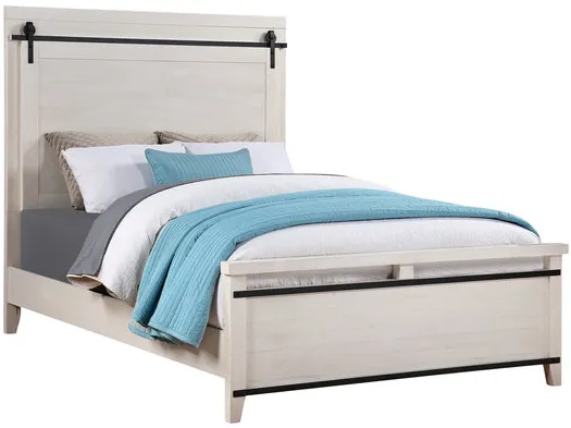 Urban Barn Queen Panel Bed - White