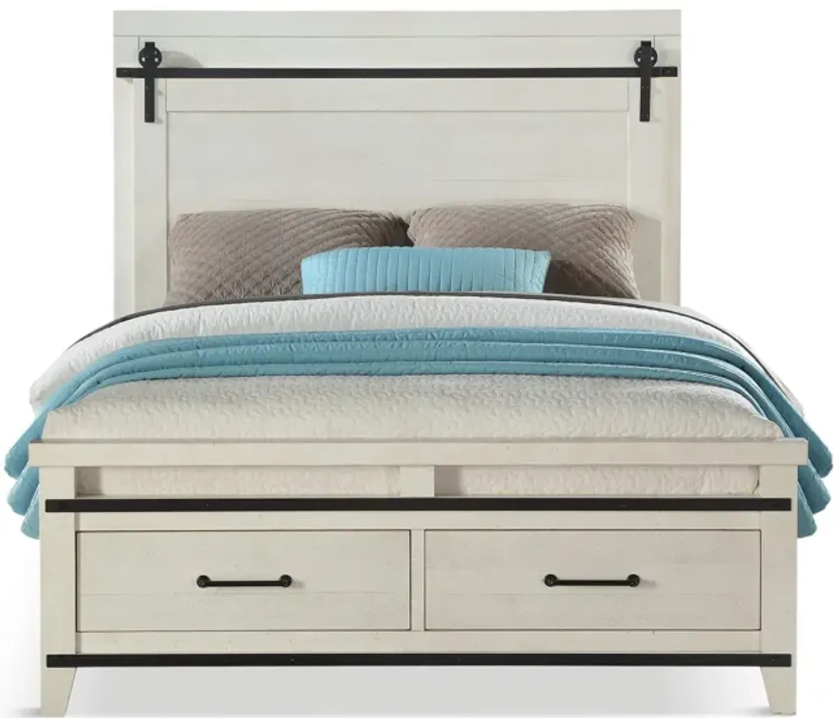 Urban Barn Queen Storage Bed - White