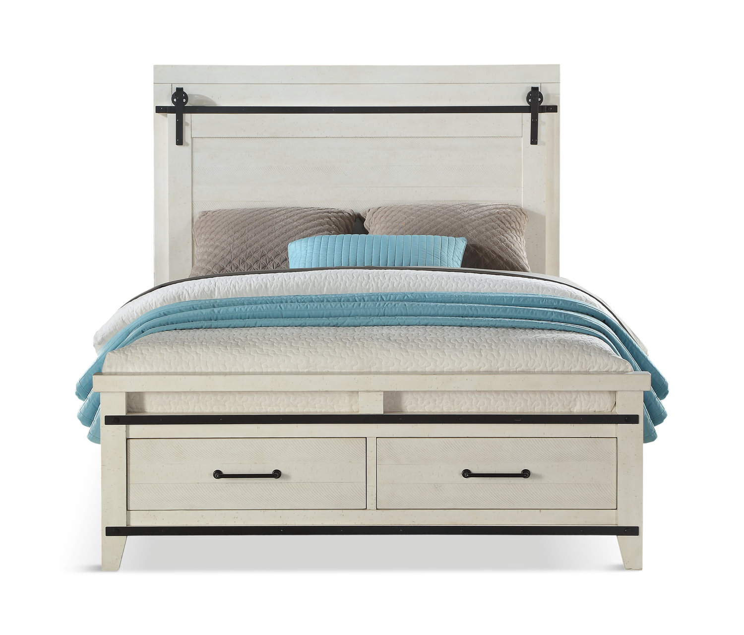 Urban Barn Queen Storage Bed - White