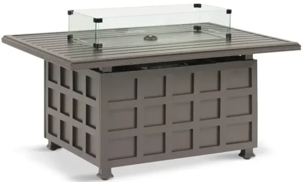 Summit Fire Table - Rectangle Chat Height