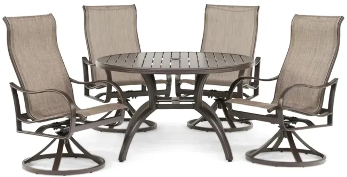 Coastline 5pc Patio Dining Set