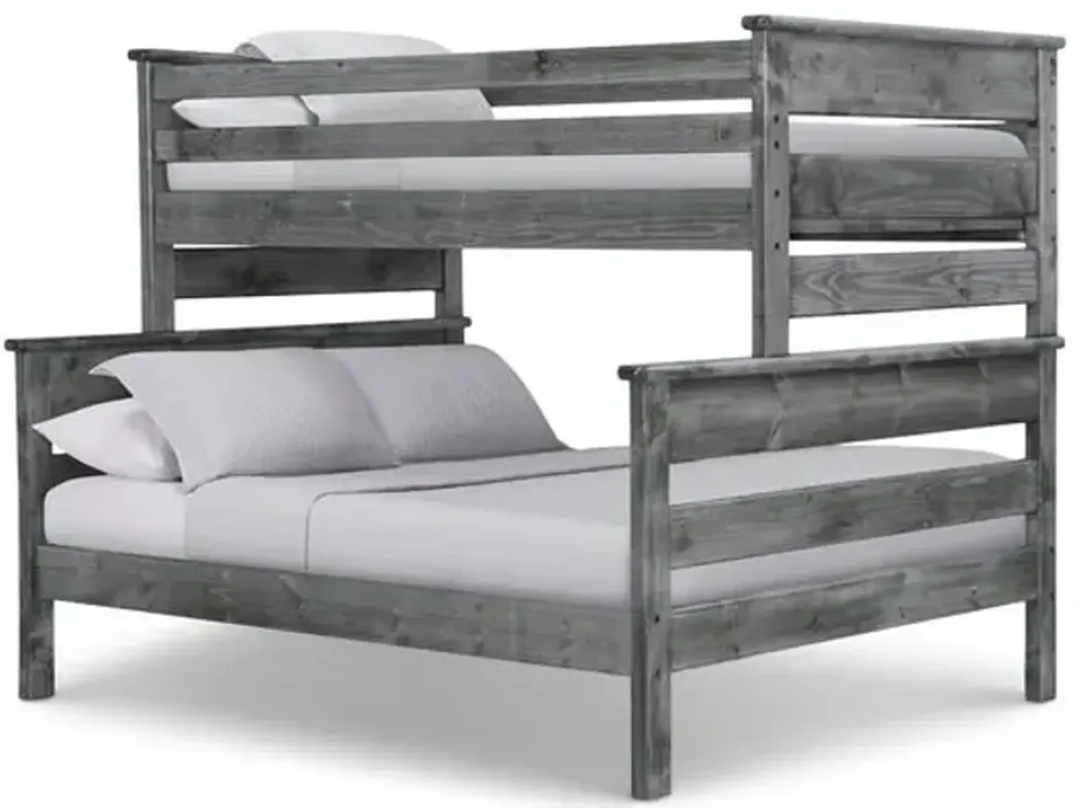 Laguna T F Bunk Bed - Rustic Grey