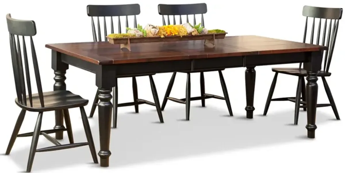 Essex Table With 4 Magnolia Dining Chairs