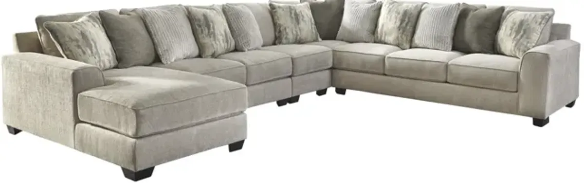 Jolie 5 Piece Modular Sectional - Left Chaise