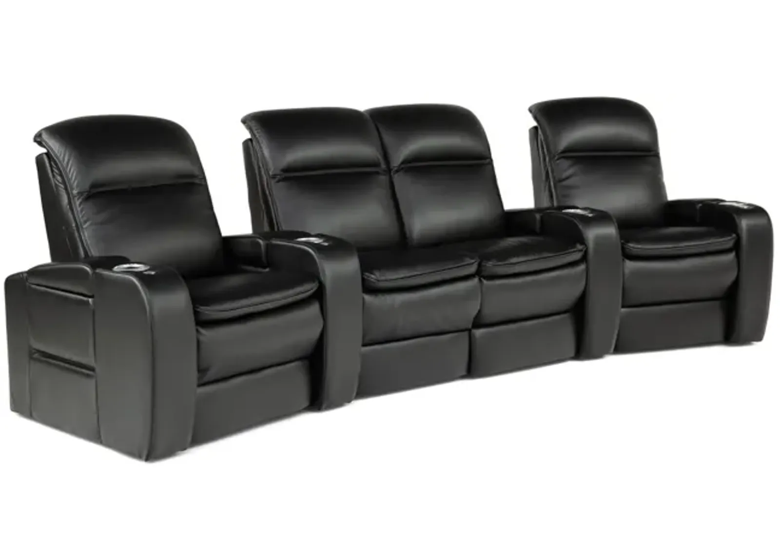 Vertex 3 Piece Leather Power Reclining Sectional