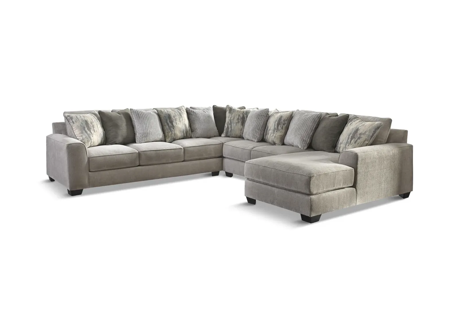 Jolie 4 Piece Modular Sectional - Right Chaise