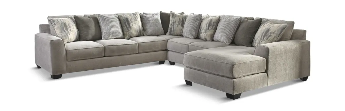 Jolie 4 Piece Modular Sectional - Right Chaise