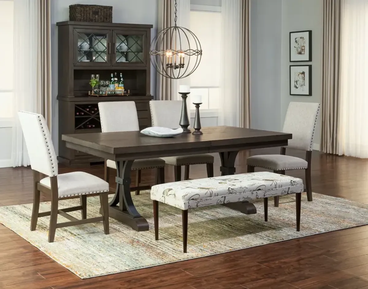 Natalie Dining Table With 4 Chairs And Bench