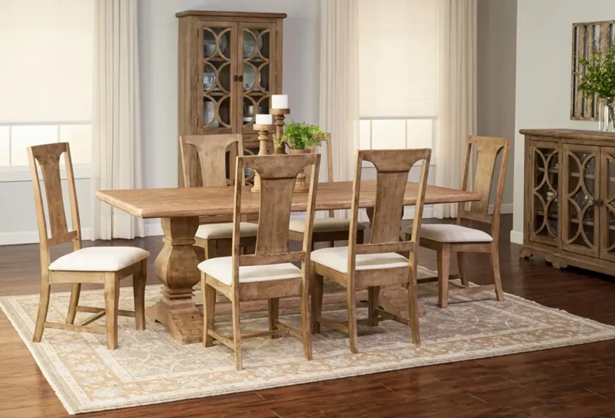 Felicia Dining Table With 6 Felicia Chairs