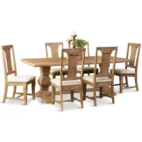 Felicia Dining Table With 6 Felicia Chairs