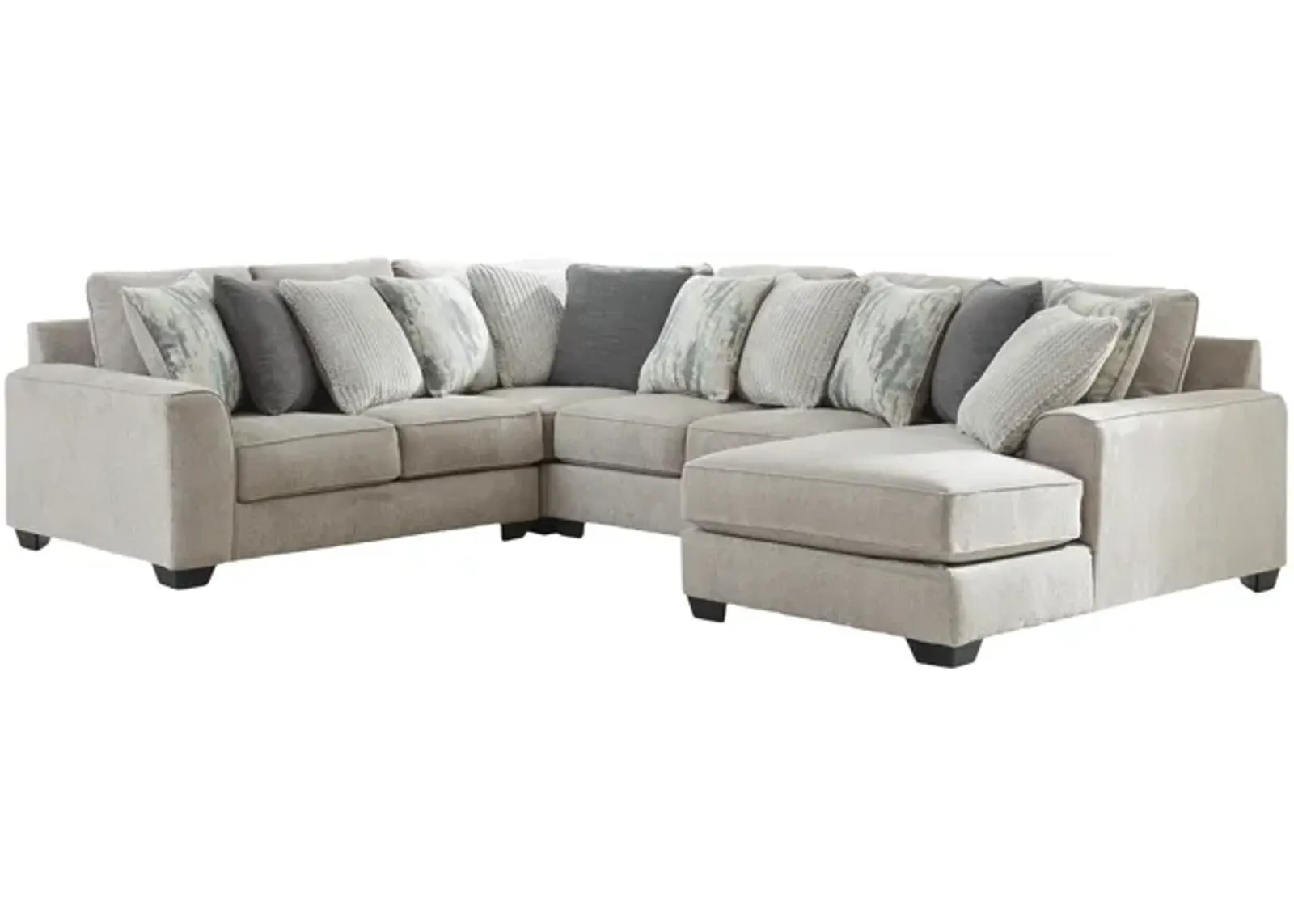 Jolie 4 Piece Modular Sectional - Right Chaise