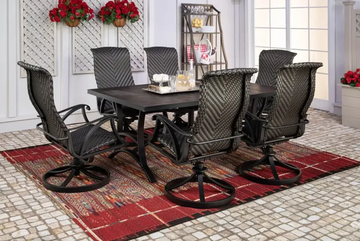 San Tropez 7-Pc Patio Dining Set