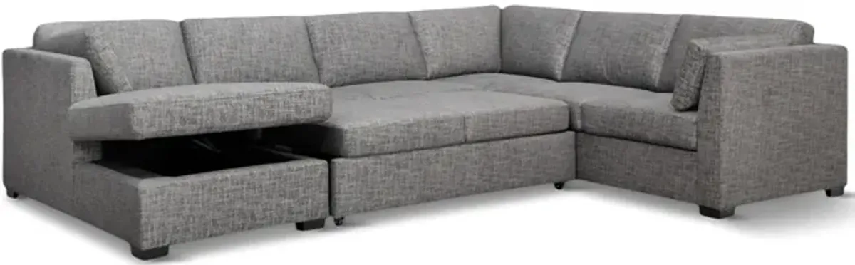 Vivian 3 Piece Sectional - Left Arm Chaise