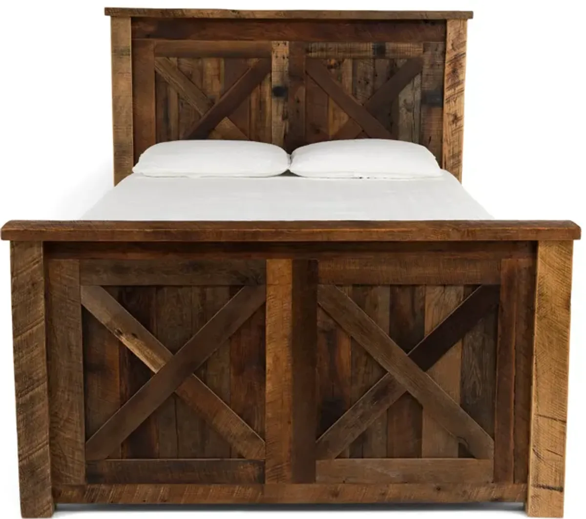 Barnwood Barndoor Queen Bed