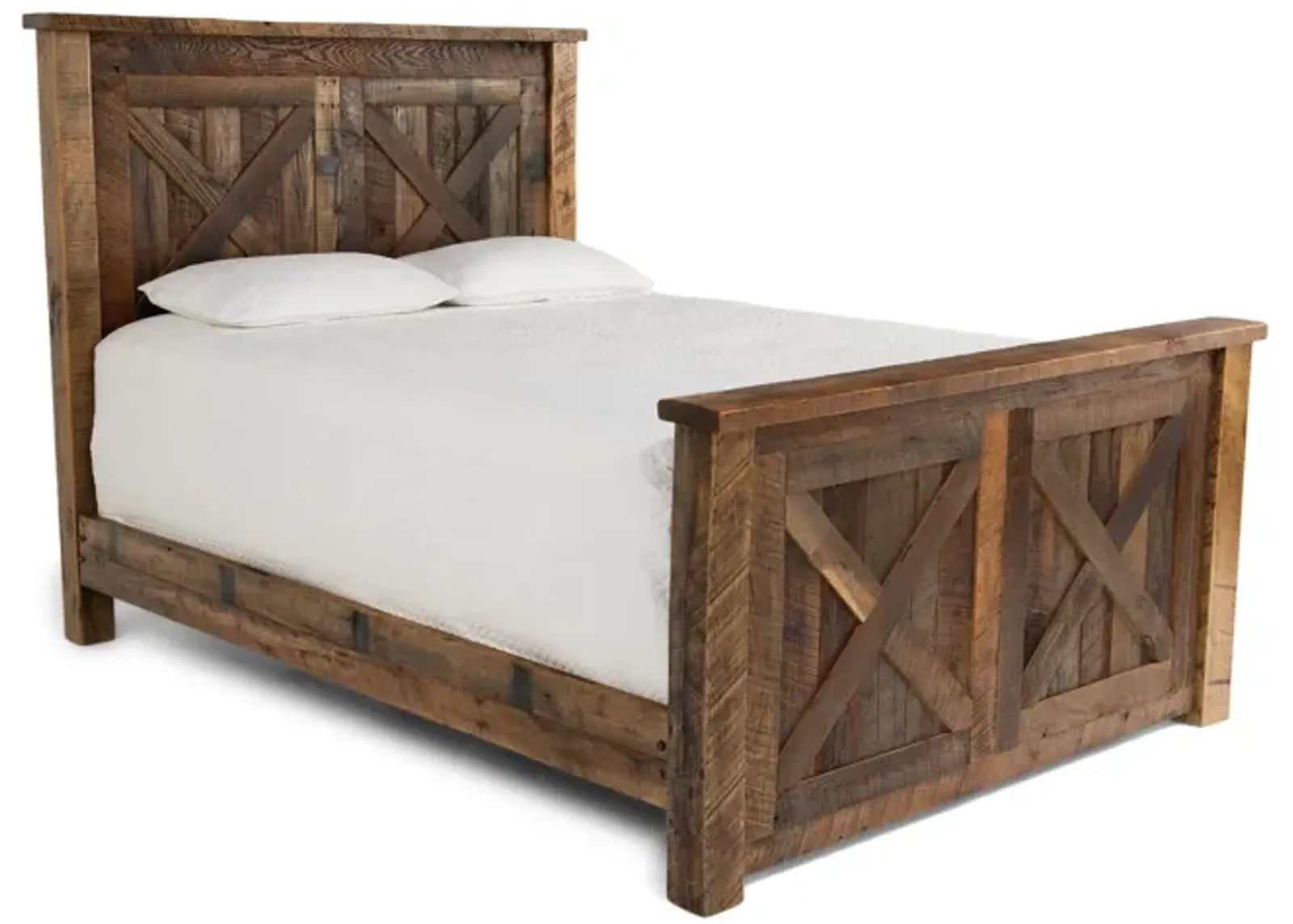 Barnwood Barndoor Queen Bed