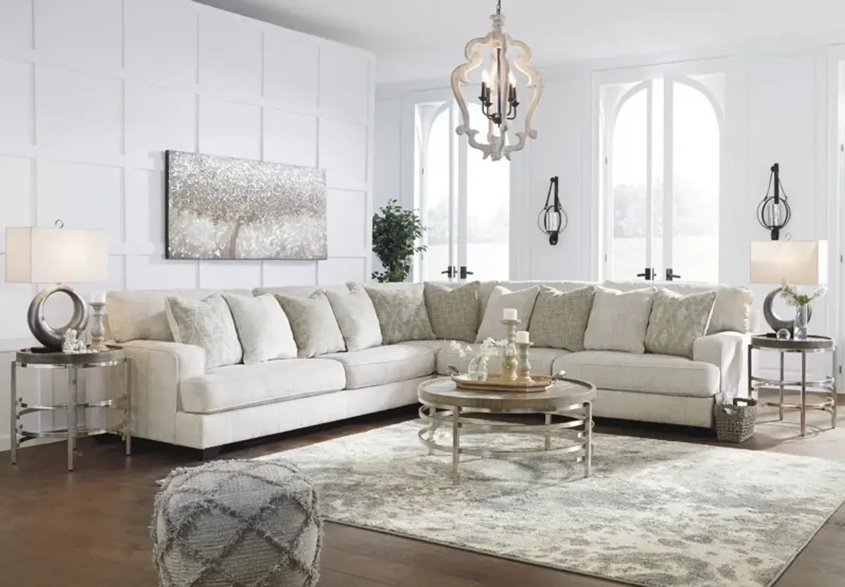 Carrie 3 Piece Modular Sectional - Parchment