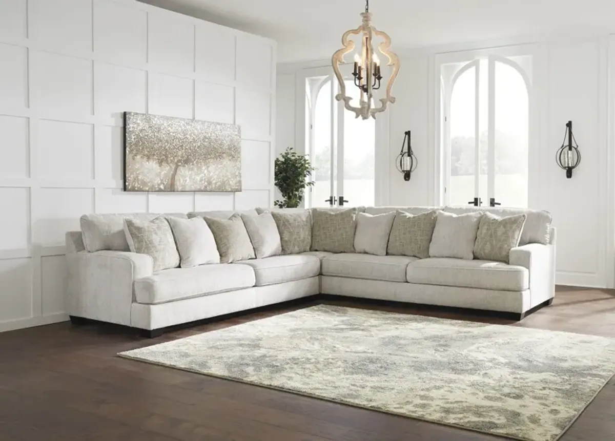 Carrie 3 Piece Modular Sectional - Parchment