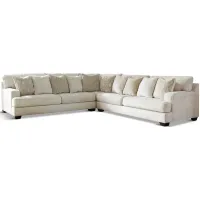 Carrie 3 Piece Modular Sectional - Parchment