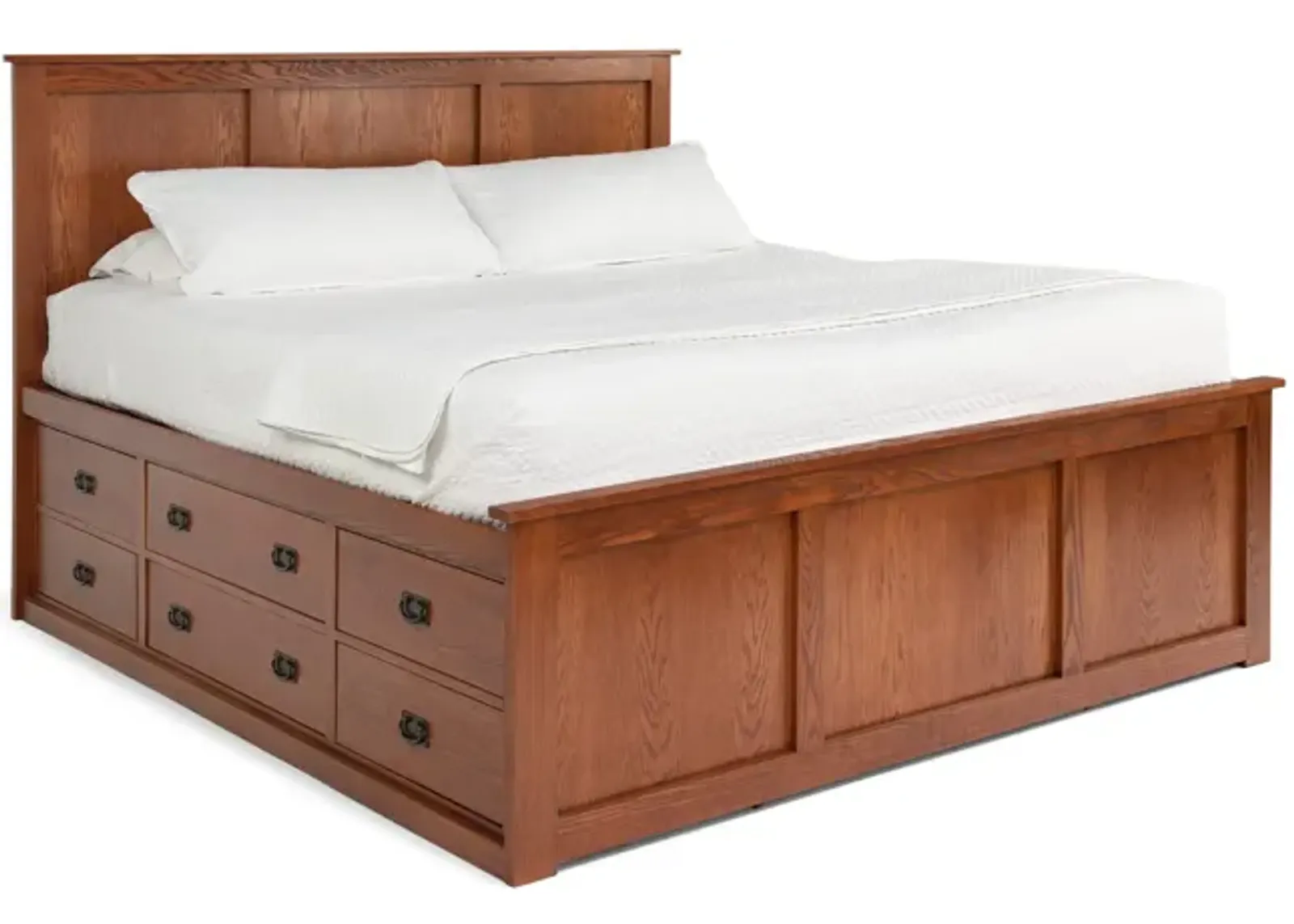 American Mission II Queen Storage Bed