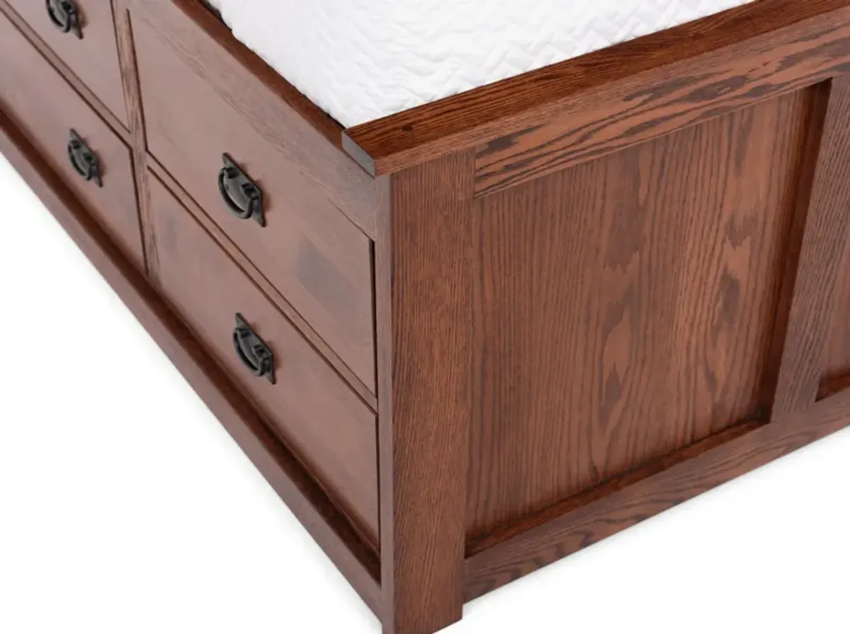 American Mission II King Storage Bed