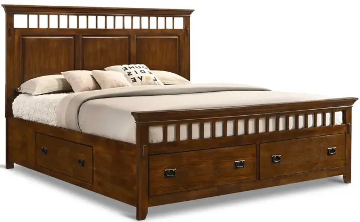 Trudy King Storage Bed