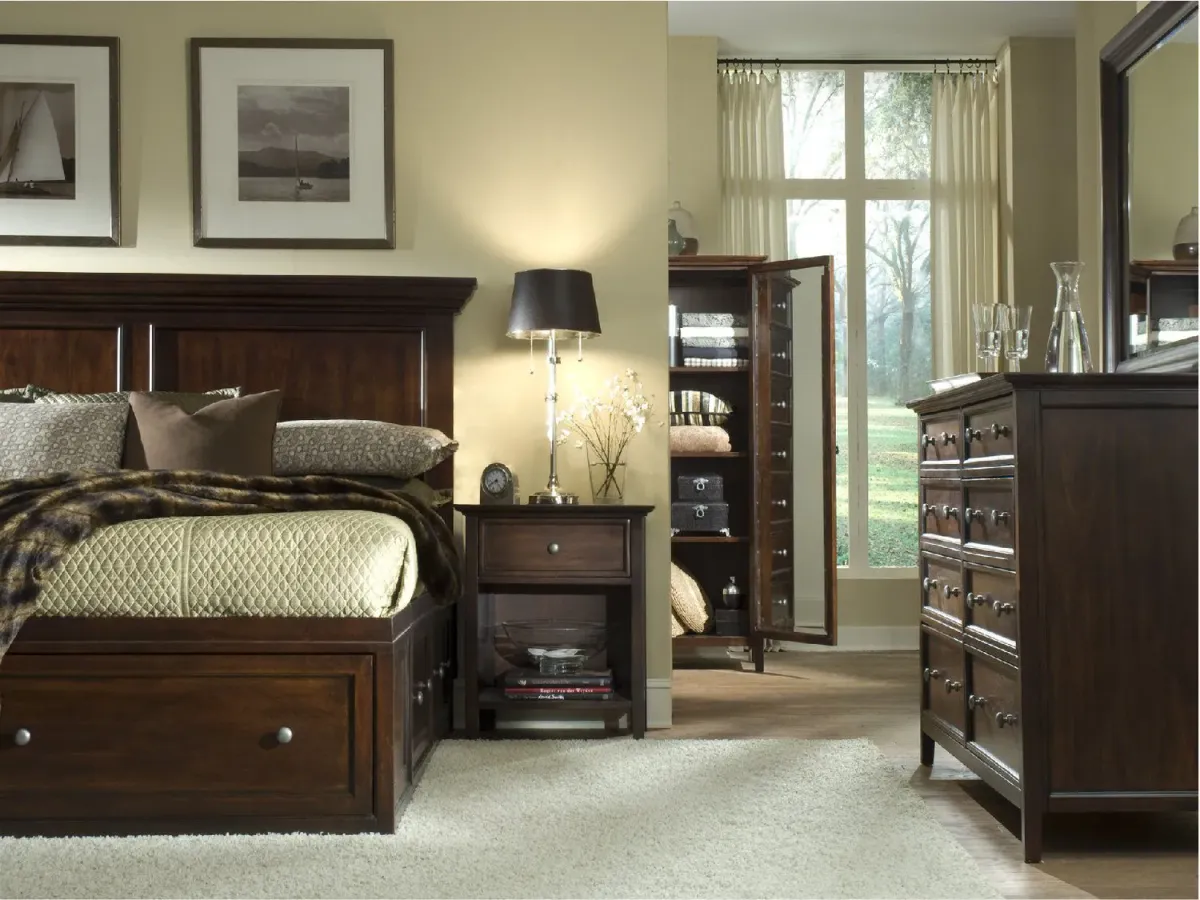 Spencer King Storage Bed