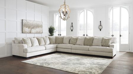 Carrie 4 Piece Modular Sectional - Parchment