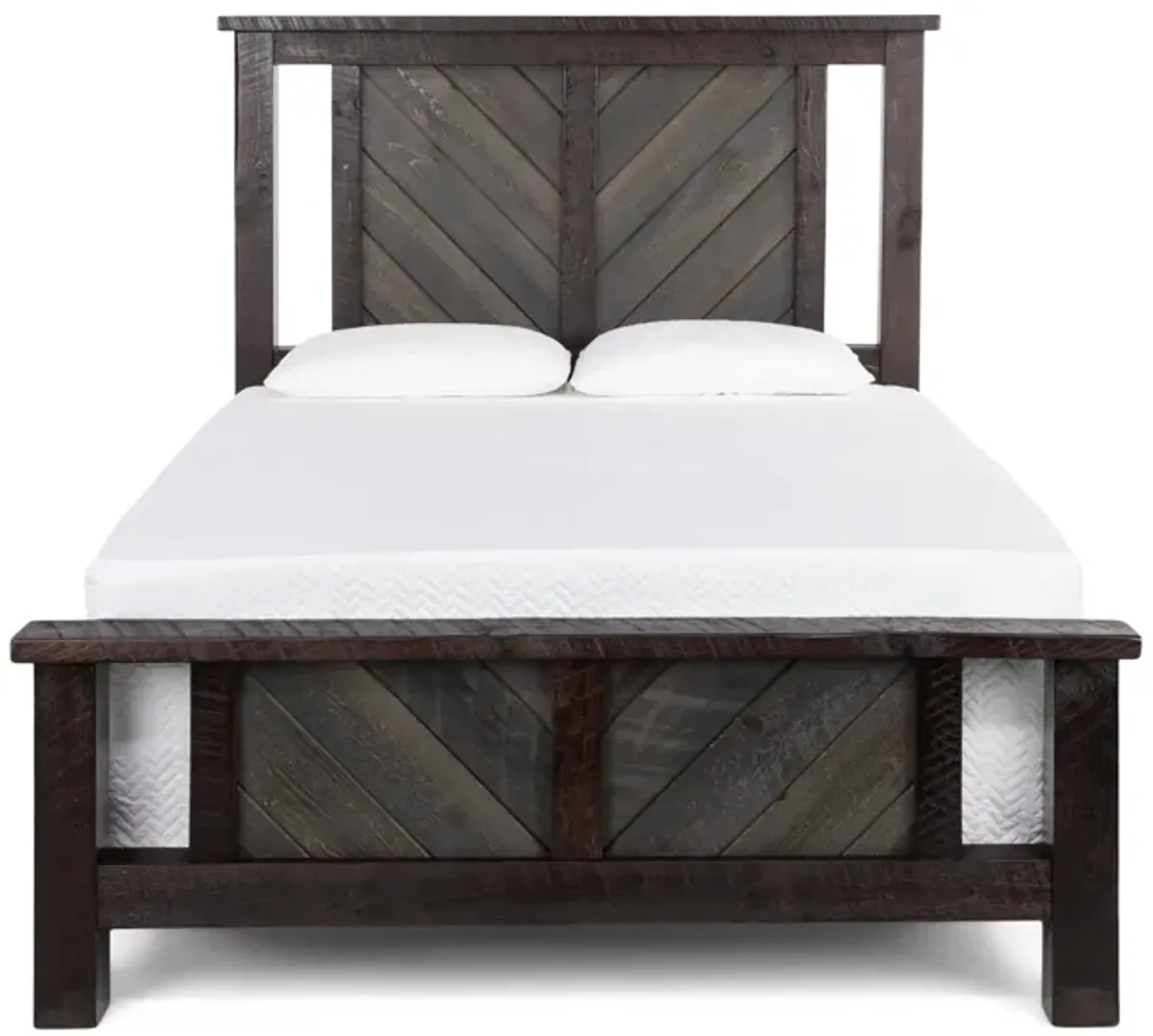 Woodshop Carriage Queen Bed