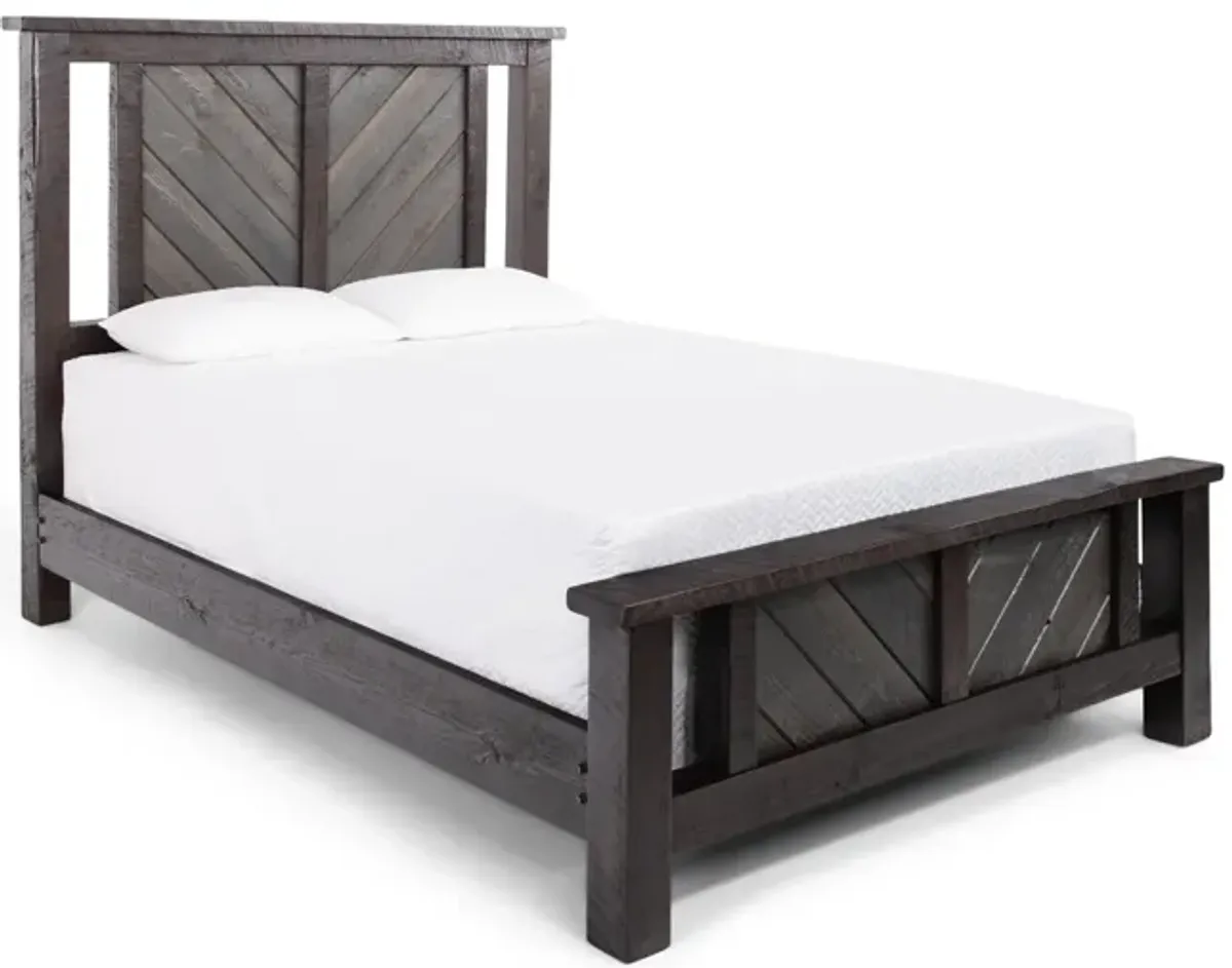 Woodshop Carriage King Bed