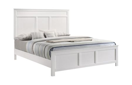 Hunter Queen Bed - White