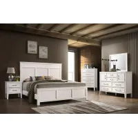 Hunter Queen Bedroom Suite - White