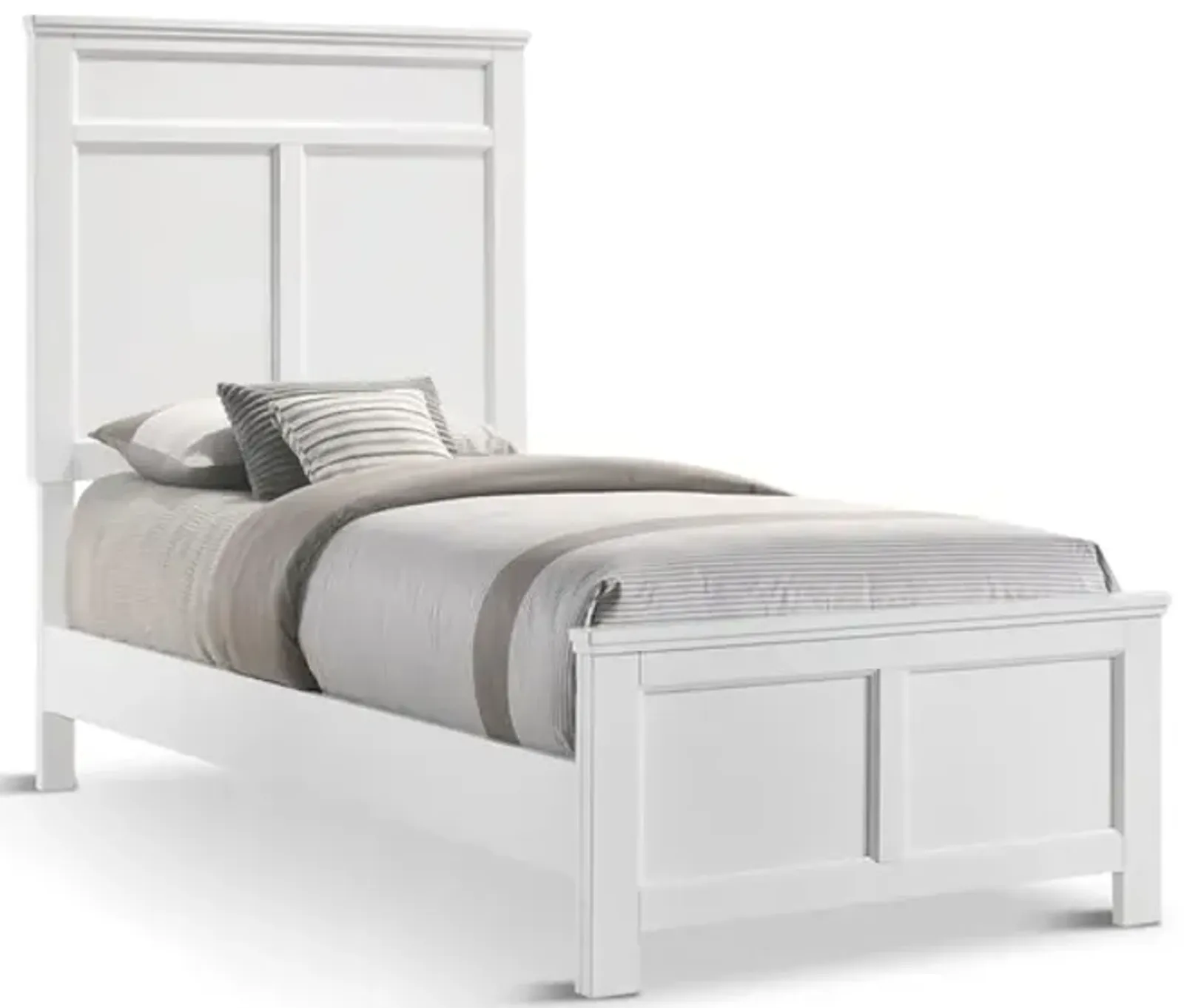 Hunter Twin Bed - White