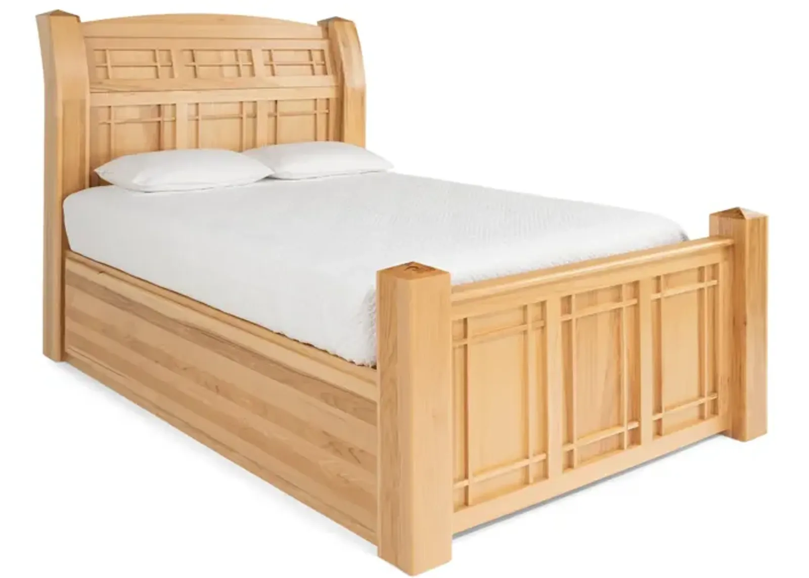 Hickory Highlands King Arch Bed