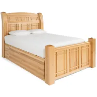 Hickory Highlands King Storage Bed