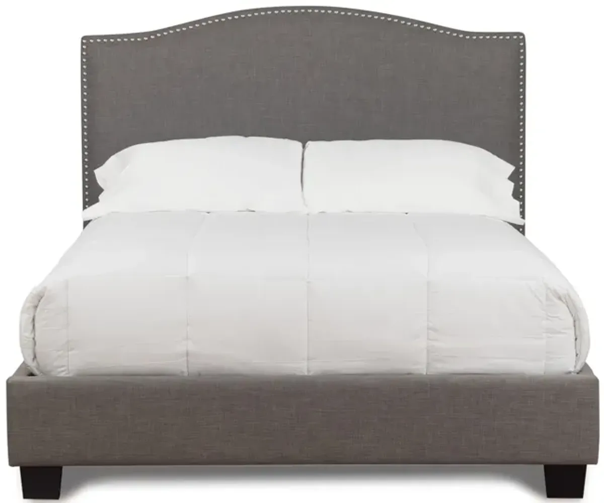 Philippa Queen Bed - Grey