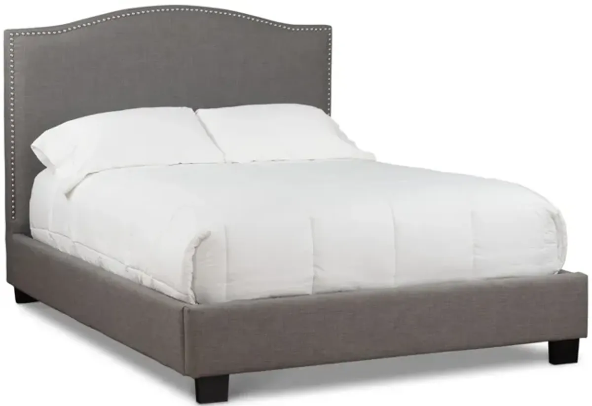 Philippa Queen Bed - Grey