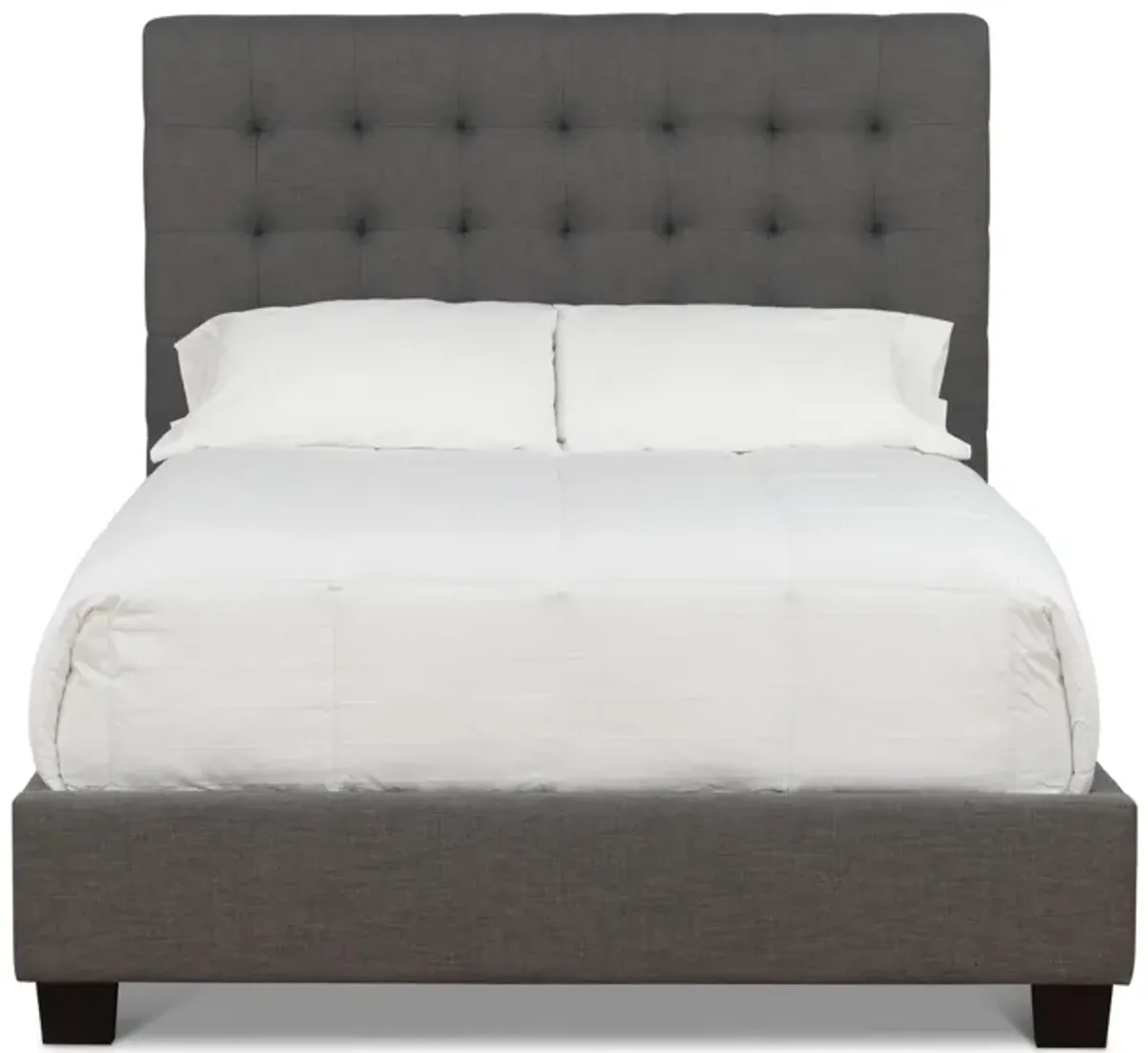 Harlow Queen Bed - Grey