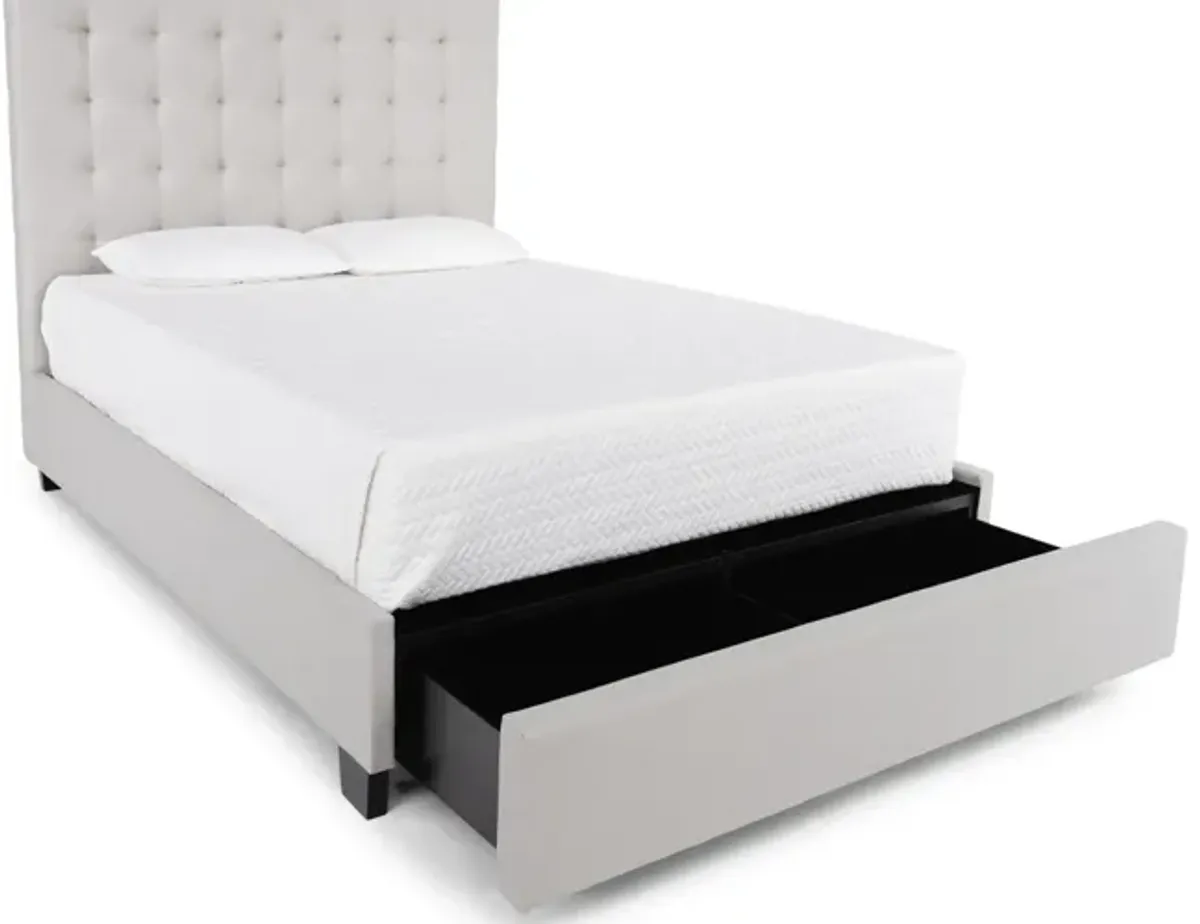 Harlow II Queen Storage Bed - Sand