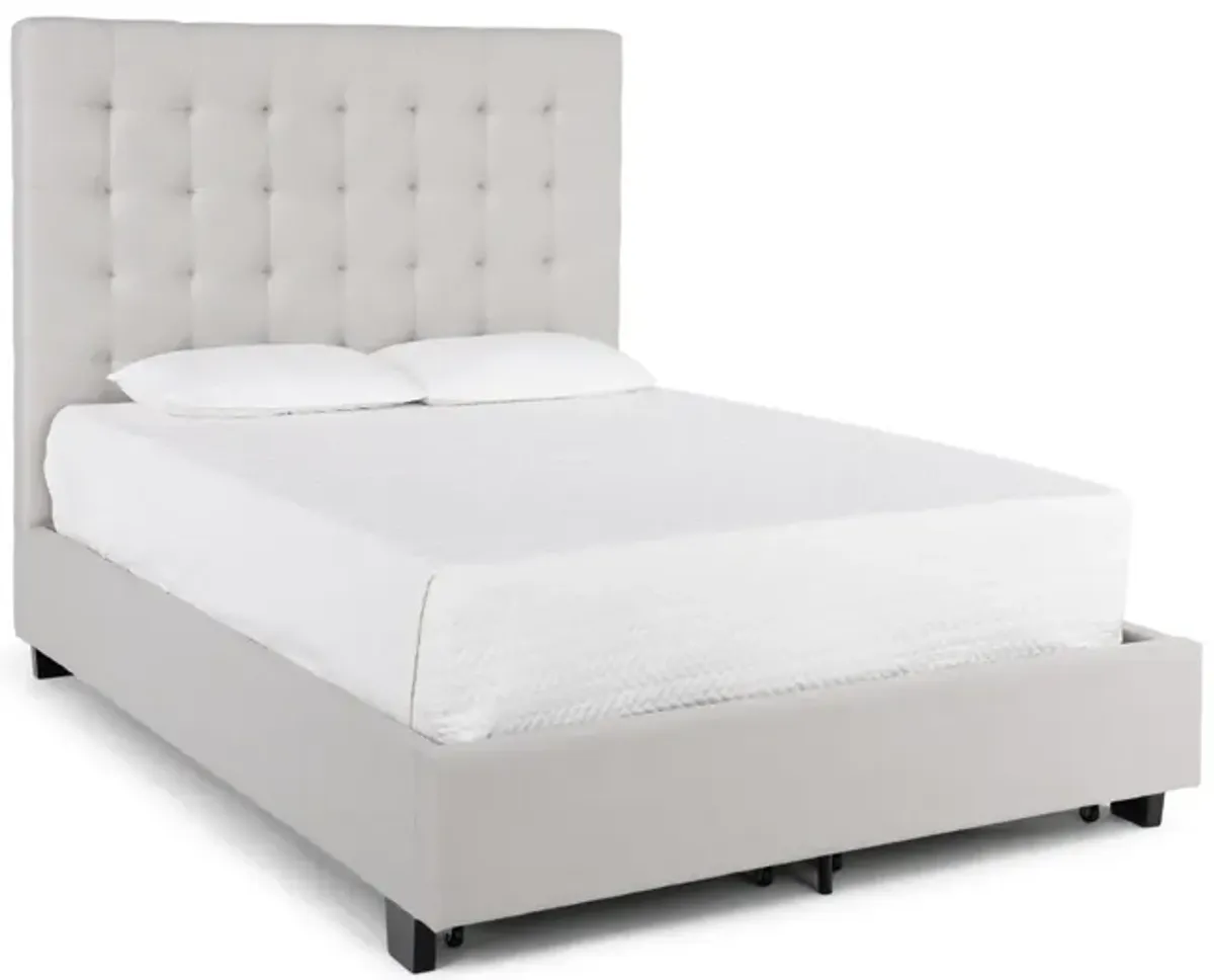 Harlow II Queen Storage Bed - Sand